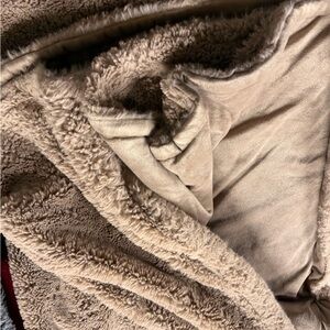Threshold Plush Brown Blanket